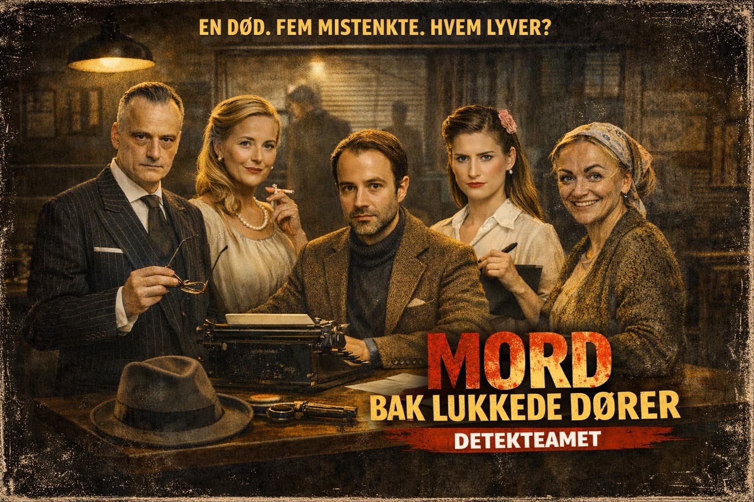 Detekteamet : Mord bak lukkede dører - Middag og Mordmysterium!