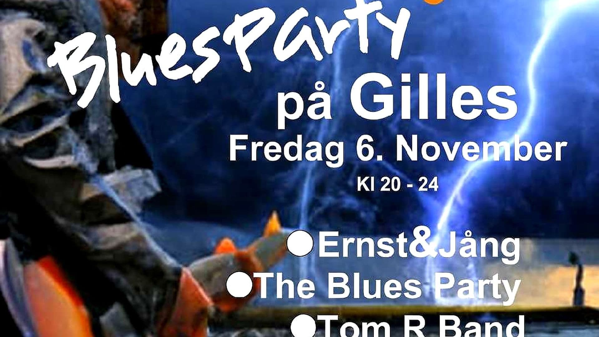 Bluesparty på Gilles.
