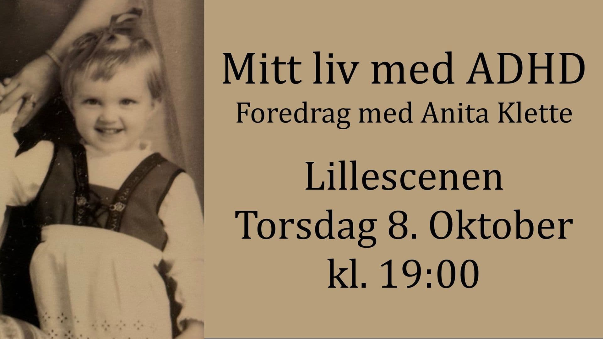Anita Klette : Mitt liv med ADHD